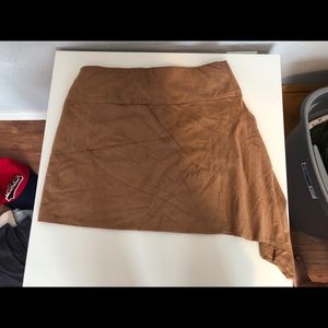 Free people new suede mini skirt